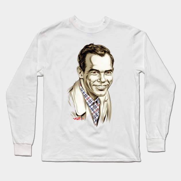 Ned Miller - An illustration by Paul Cemmick Long Sleeve T-Shirt by PLAYDIGITAL2020